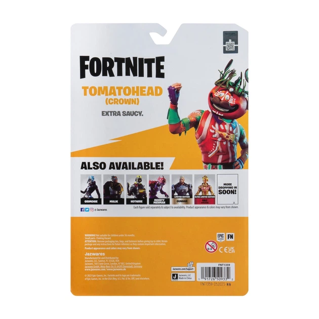 Fortnite Колекційна фігурка Solo Mode Tomatohead (Crown), 10см - зображення 19