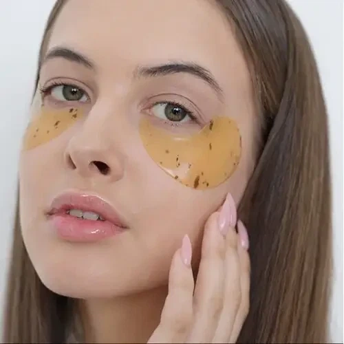Патчи с экстрактом золотого кокона и икры лосося Trimay Gold Cocoon & Salmon Hydrogel Eye Patch 60 шт - Фото 3 Патчи с экстрактом золотого кокона и икры лосося Trimay Gold Cocoon & Salmon Hydrogel Eye Patch 60 шт - изображение 3