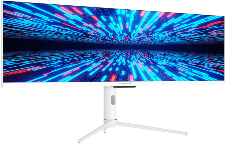 Монітор 43.8" LC-Power LC-M44-DFHD-120 White - зображення 1