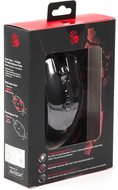 Мышь A4Tech Bloody Q81 Curve USB Black (4711421948555) – фото
