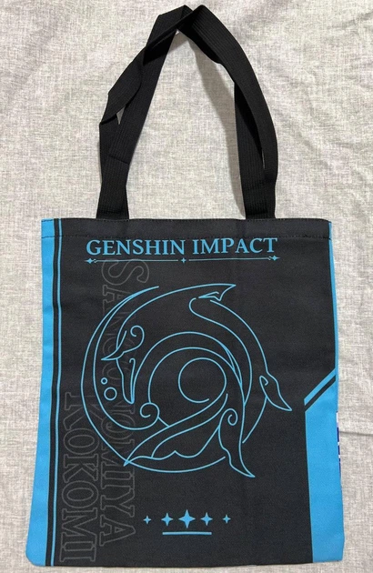 Сумка шоппер Сангономия Кокоми Геншин Импакт Genshin Impact 29х34 см - изображение 5