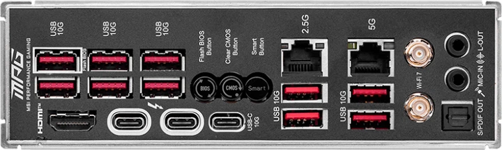 Материнська плата MSI MPG Z890 Carbon Wi-Fi (s1851, Intel Z890, PCI-Ex16) (7E17-001R) - зображення 4