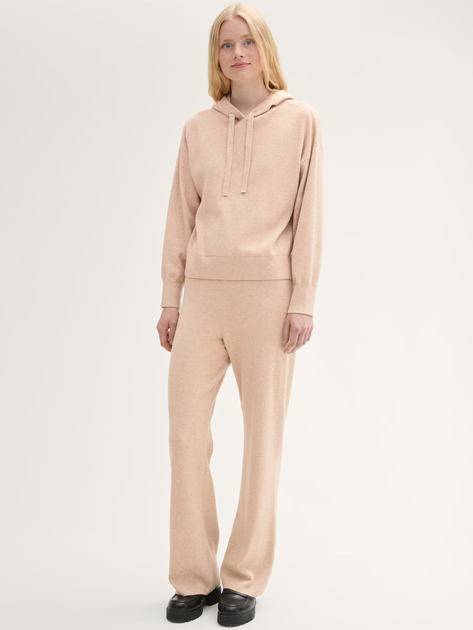 Bluza z kapturem damska Tom Tailor 1043338 L Jasnobrązowa (4068127060129) - obraz 3