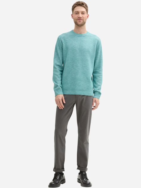 Джемпер чоловічий Tom Tailor 1043346 2XL Блакитний (4068127006912) - зображення 3