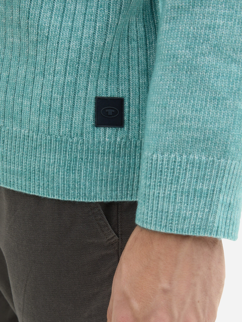 Джемпер чоловічий Tom Tailor 1043346 L Блакитний (4068127006950) - зображення 4