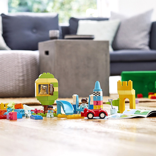 Zestaw klocków LEGO Duplo Deluxe 85 elementów Pudełko z klockami 2 szt (10914) - obraz 9