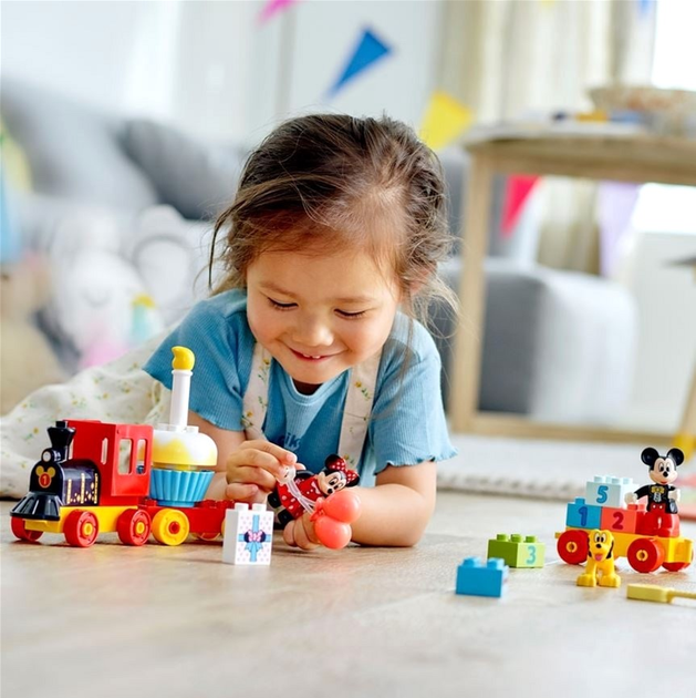 Zestaw klocków LEGO Duplo Myszkowy pociąg na przyjęcie urodzinowe 22 elementy 4 szt (10941) - obraz 8