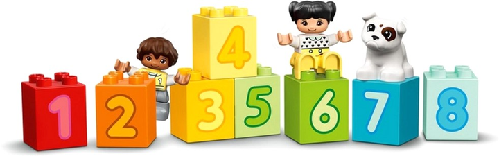 Конструктор LEGO Duplo Поїзд із цифрами Наука 23 деталі 4 шт (10954) - зображення 5