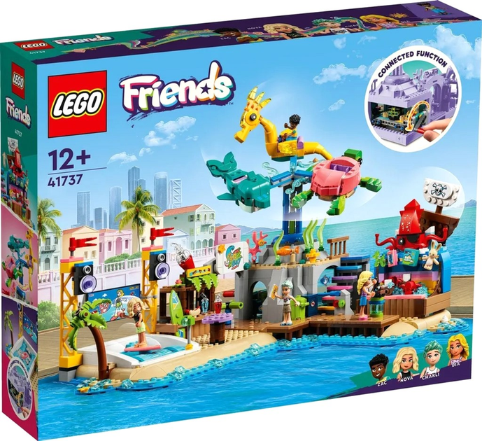 Конструктор LEGO Friends Пляжний парк розваг 1348 деталей 3 шт (41737) - зображення 1