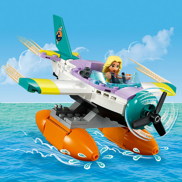Конструктор LEGO Friends Рятувальний гідролітак 203 деталі 8 шт (41752) - зображення 6