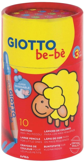 Zestaw kolorowych ołówków Giotto Be-Be 10 szt (8000825018947) - obraz 1