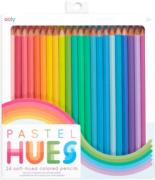 Набір кольорових олівців Ooly Pastel Hues 24 шт (0810078036135) - зображення 1