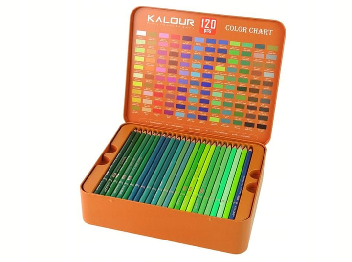 Набір кольорових олівців Lean toys Kalour 120 шт (5905679076736) - зображення 3