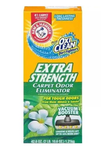 Arm&Hammer Экстра сила освежитель для ковров и помещений в виде порошка 850 г (20017795) - Фото 2 Arm&Hammer Экстра сила освежитель для ковров и помещений в виде порошка 850 г (20017795) - изображение 2