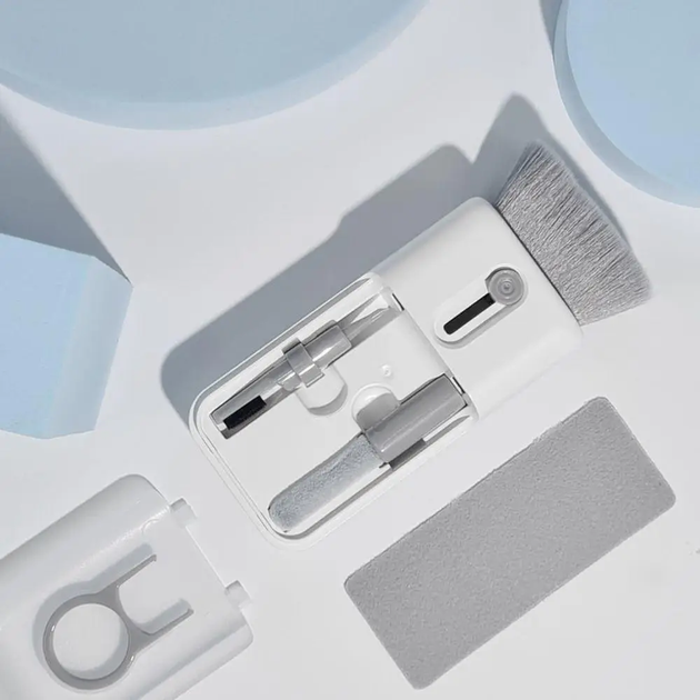 Набор для чистки гадждетов Multifunctional Cleaning Brush Q6E 7в1 комплект щеток смартфона экрана ноутбука - изображение 5