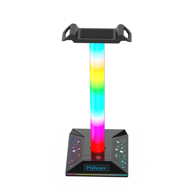 Подставка для наушников SV c USB-хабом светящаяся с атмосферной RGB ...