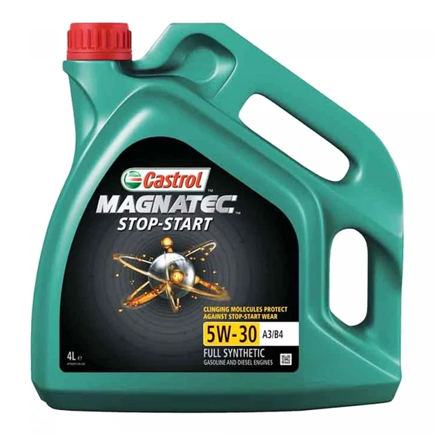 Масло моторное Castrol Magnateс STOP-START 5W30 A3/B4 4 л (15A16E) - изображение 2