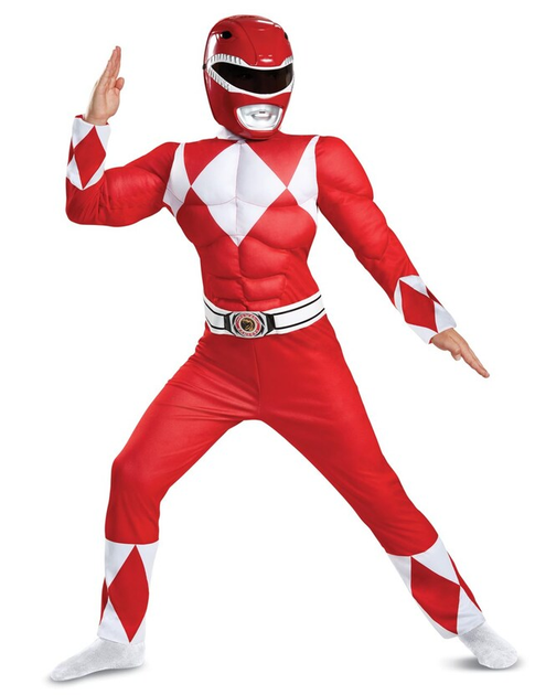 Карнавальний костюм Godan Ranger Classic Muscle Power Rangers M Червоний (0039897674056) - зображення 1