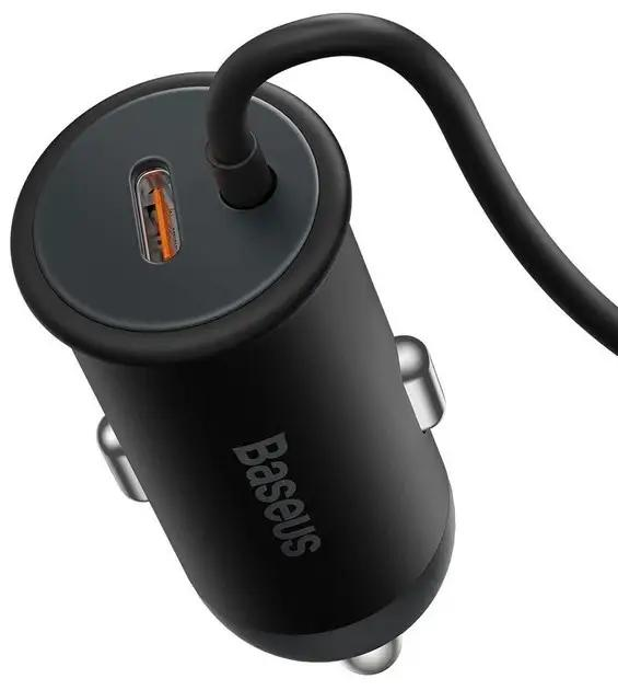 Бездротовий автомобільний зарядний пристрій Baseus CW01 MagSafe Wireless Charging 15 W (+ АЗП USB 25W) C40141000111-01 Black - зображення 4