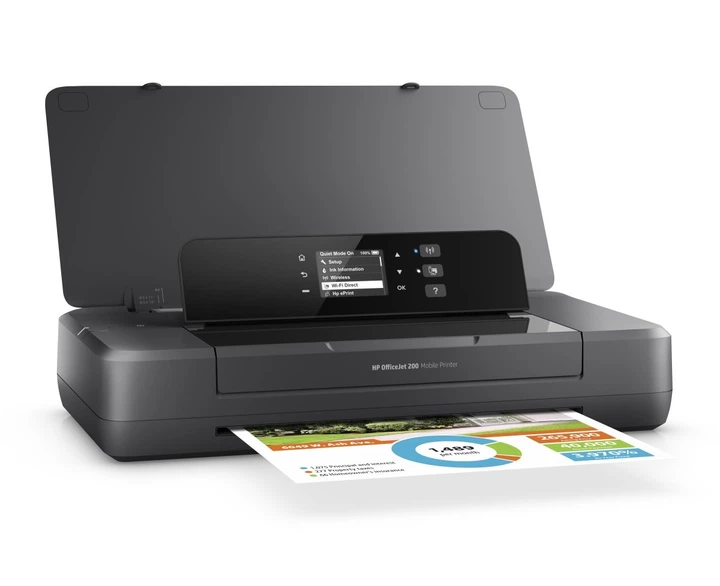 Принтер струйный HP OfficeJet 202 mobile цветная печать А4 Air-Print / USB / Wi-Fi Черный (N4K99C) - изображение 3