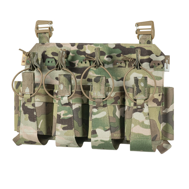 Передняя M-Tac панель для плитоноски Cuirass QRS XL на 4 магазина Multicam - изображение 1