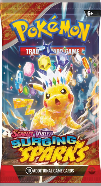 Доповнення Pokémon TCG: Scarlet & Violet - Surging Sparks - Booster Display 36 шт (820650869280) - зображення 5