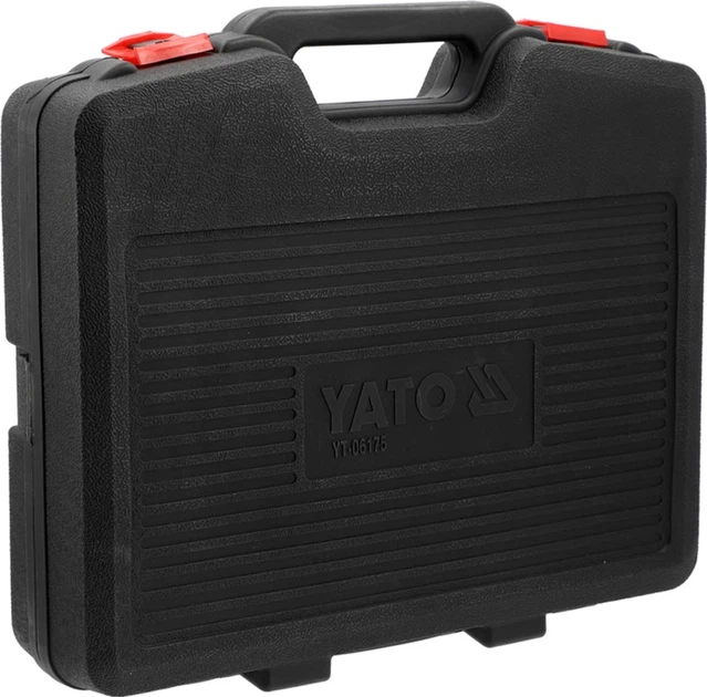Знімачі форсунок YATO інжекторів ударні, з насадками, сумісні з BOSCH, DELPHI, DENSO, SIEMENS, 22 шт (YT-06175) - Фото 2 Знімачі форсунок YATO інжекторів ударні, з насадками, сумісні з BOSCH, DELPHI, DENSO, SIEMENS, 22 шт (YT-06175) - зображення 2