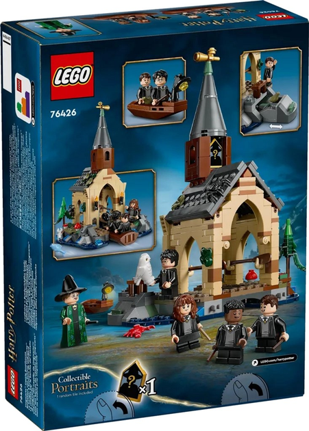 Zestaw klocków LEGO Harry Potter Przystań z łodziami 350 elementów 3 szt (76426) - obraz 2