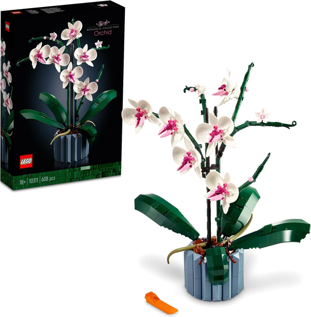 Zestaw klocków LEGO Icons Orchidea 608 elementów 3 szt (10311) - obraz 1