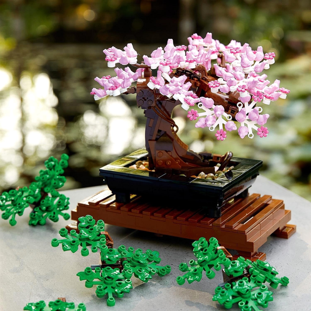 Zestaw klocków LEGO Icons Drzewko bonsai 878 elementów 3 szt (10281) - obraz 6