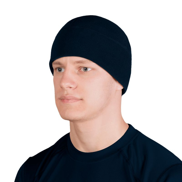 Шапка Beanie Fleece 340 Dark Blue Camotec розмір M - зображення 2