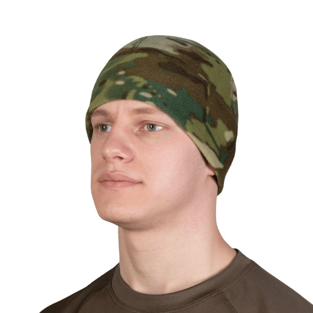 Шапка Beanie Fleece 260 Multicam Camotec розмір L - изображение 2