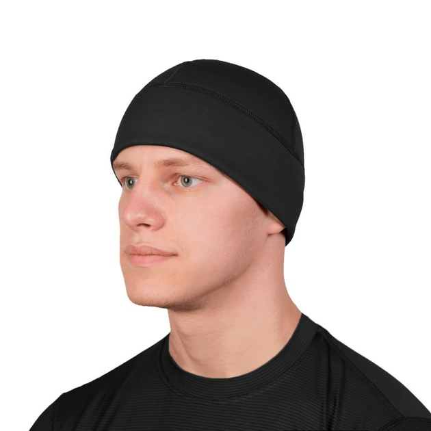 Шапка Beanie Air Stretch Black Camotec розмір L - зображення 2