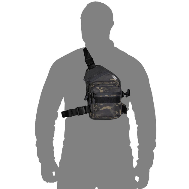 Тактична сумка Gunner Sling Multicam Black Camotec розмір 32 х 19 х 10 - зображення 2