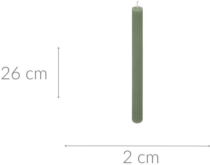 Свічка Atmosphera Demi 26 см Зелена (3560232661242) - зображення 2