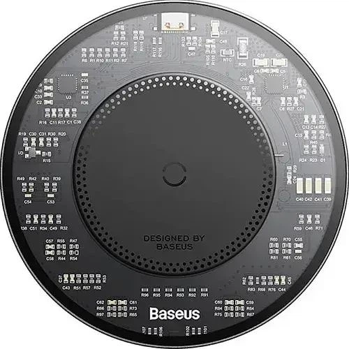 Беспроводное зарядное устройство Baseus Simple 2 Wireless Charger 15W with Cable Type-C To Type-C 24W 12V 2A 1 - Фото 1 Беспроводное зарядное устройство Baseus Simple 2 Wireless Charger 15W with Cable Type-C To Type-C 24W 12V 2A 1 - изображение 1