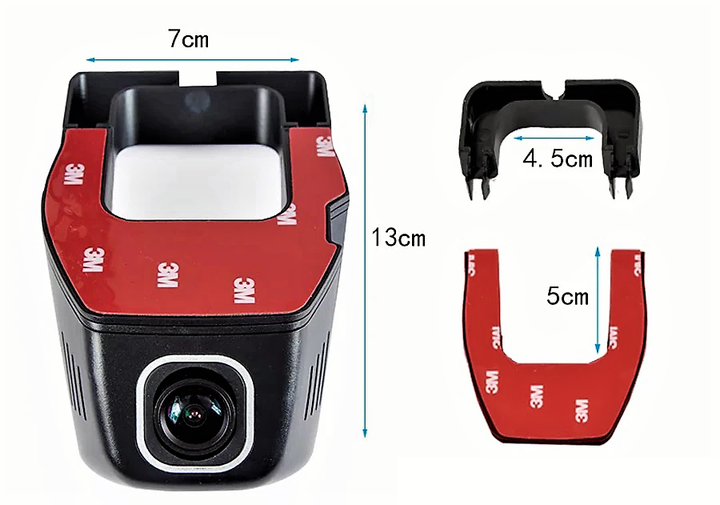 Відеореєстратор автомобільний Wi-Fi Full HD SD9 - зображення 8