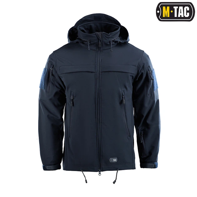 Куртка M-Tac Soft Shell Police Navy Blue L - Фото 2 Куртка M-Tac Soft Shell Police Navy Blue L - изображение 2