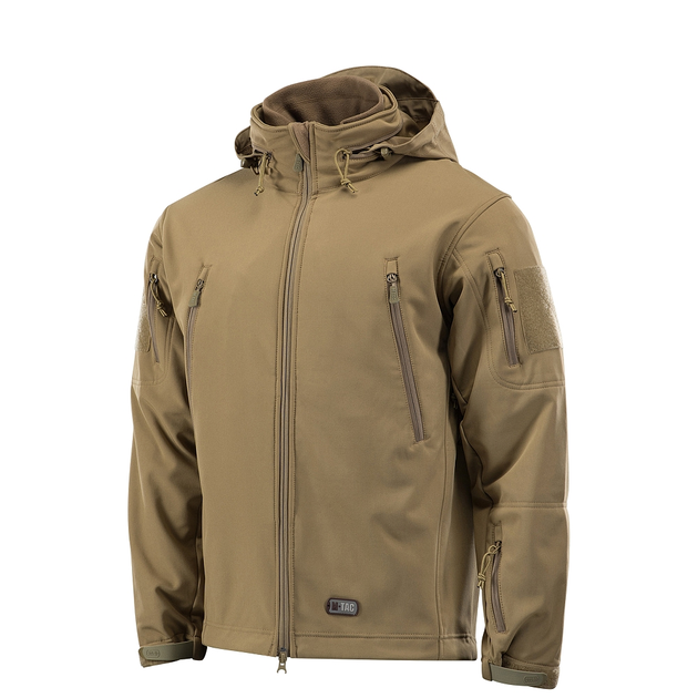 Куртка M-Tac Soft Shell з підстібкою Tan M - зображення 1