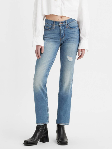 Акція на Джинси Regular Fit жіночі Levi's 707308927 W28L32 (S) Сині від Rozetka