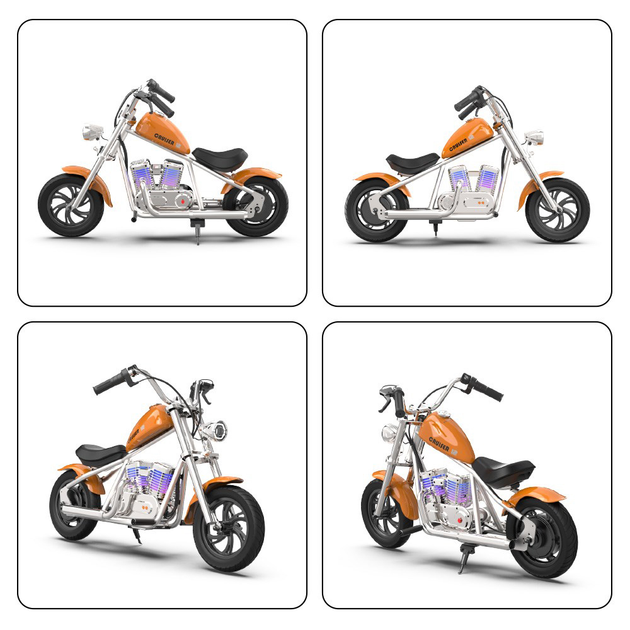 Електромотоцикл для дітей Manta XRIDER Cruiser 12 Чорний (SREMANPOJ0001) - зображення 3