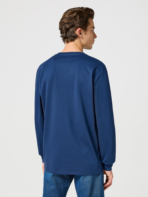 Лонгслив мужской Wrangler 112357447 XL Темно-синий (5401139141094) 