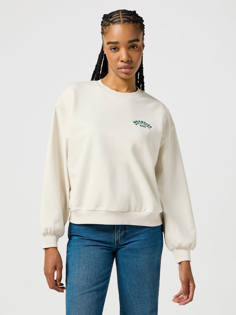 Світшот жіночий Wrangler 112356457 XL Бежевий від Rozetka на платформі USKIDKA Акція на Світшот жіночий Wrangler 112356457 XL Бежевий від Rozetka