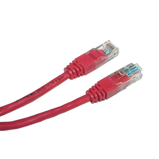 Патч-корд EServer UTP CAT5e красный 0.5 м - Фото 1 Патч-корд EServer UTP CAT5e красный 0.5 м - изображение 1