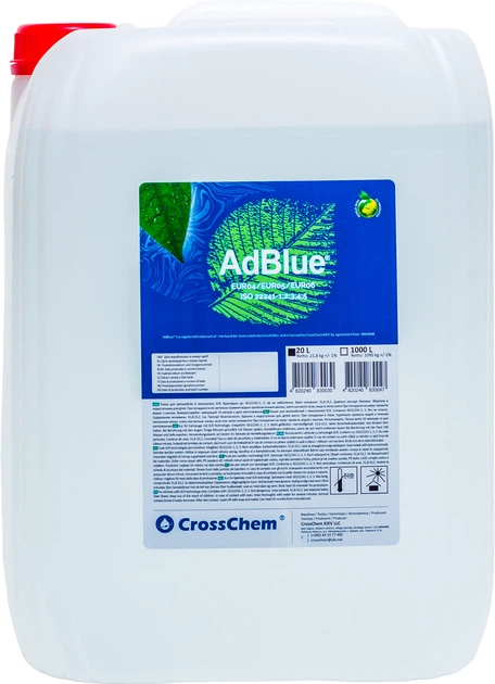 Реагент CrossChem AdBlue 20 л. для зниження викидів оксидів азоту