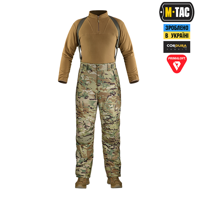 Штани M-Tac зимові Alpha Pro Primaloft Multicam S/R - зображення 2