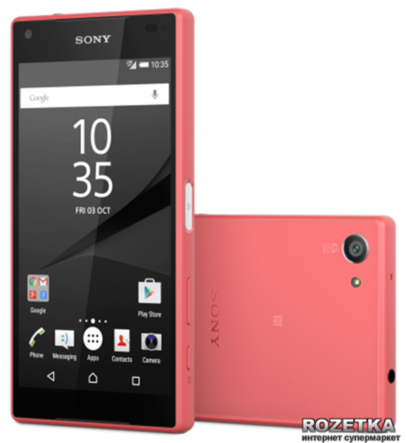 Мобильный телефон Sony Xperia Z5 Compact Coral – фото, отзывы ...
