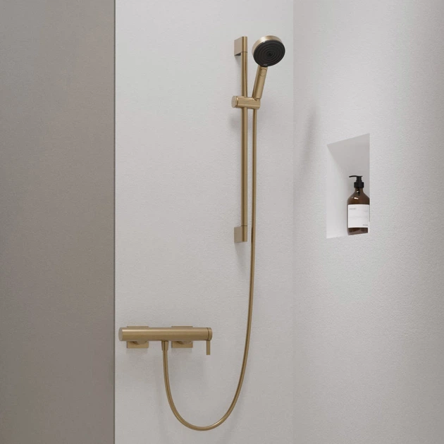Cмеситель для душа однорычажный HANSGROHE Tecturis E бронза латунь без душевого набора 73620140 - изображение 2