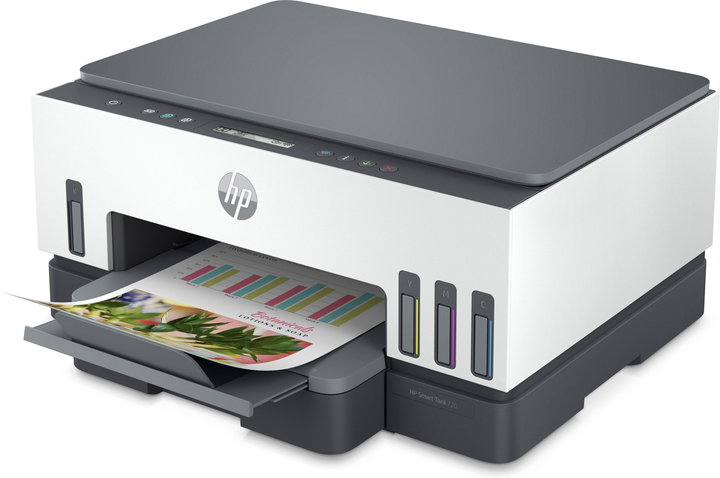 Багатофункціональний пристрій HP Smart Tank 720 струменевий кольоровий друк USB 2.0 / Wi-Fi / Bluetooth (6UU46A) - зображення 2