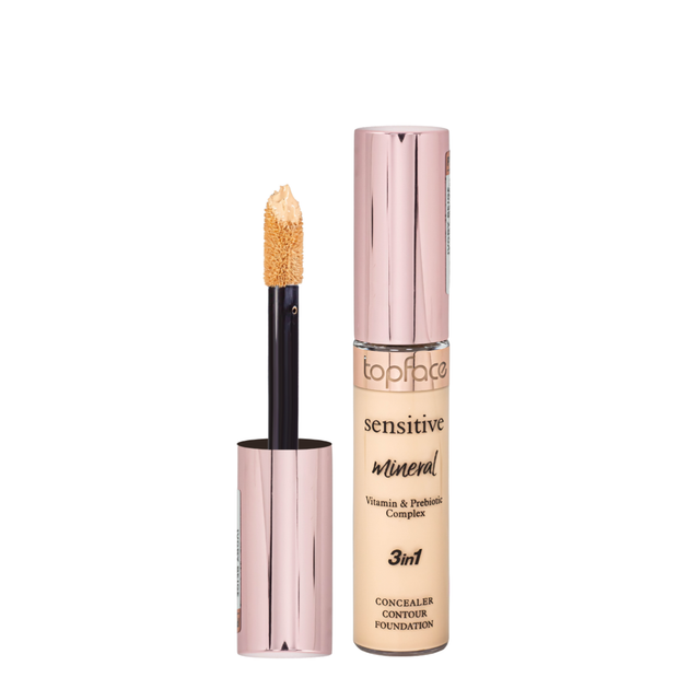 Консилер для лица topfacee Sensitive Mineral 3in1 PT471 № 02 Rose Beige Розово-бежевый - Фото 1 Консилер для лица topfacee Sensitive Mineral 3in1 PT471 № 02 Rose Beige Розово-бежевый - изображение 1